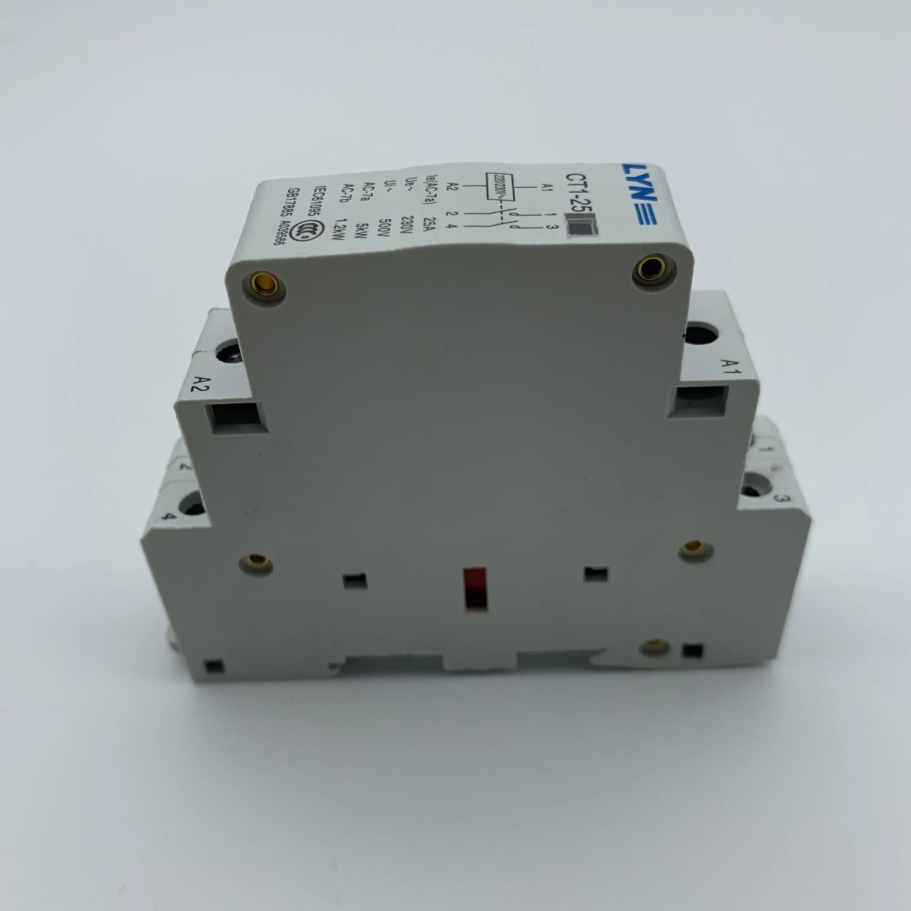 CT1 2P 16A 20A 25A 220В/230В 50/60 Гц din рейка бытовой ac модульный контактор 2NO 2NC или 1NO 1NC