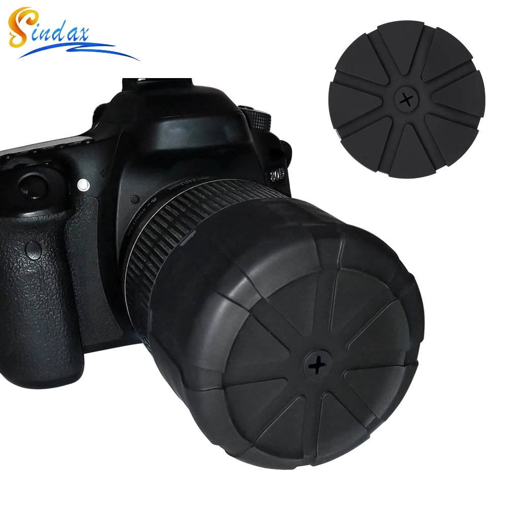 

Sindax Universal Lens Cap for DSLR Camera lens Waterproof Protection Camera Lens Cover for Canon Nikon Sony Olypums Fuji Lumix