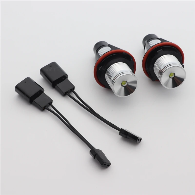 Суперъяркие белые габаритные огни canbus с ангельскими глазками 20 Вт лампы для BMW 1 5 6