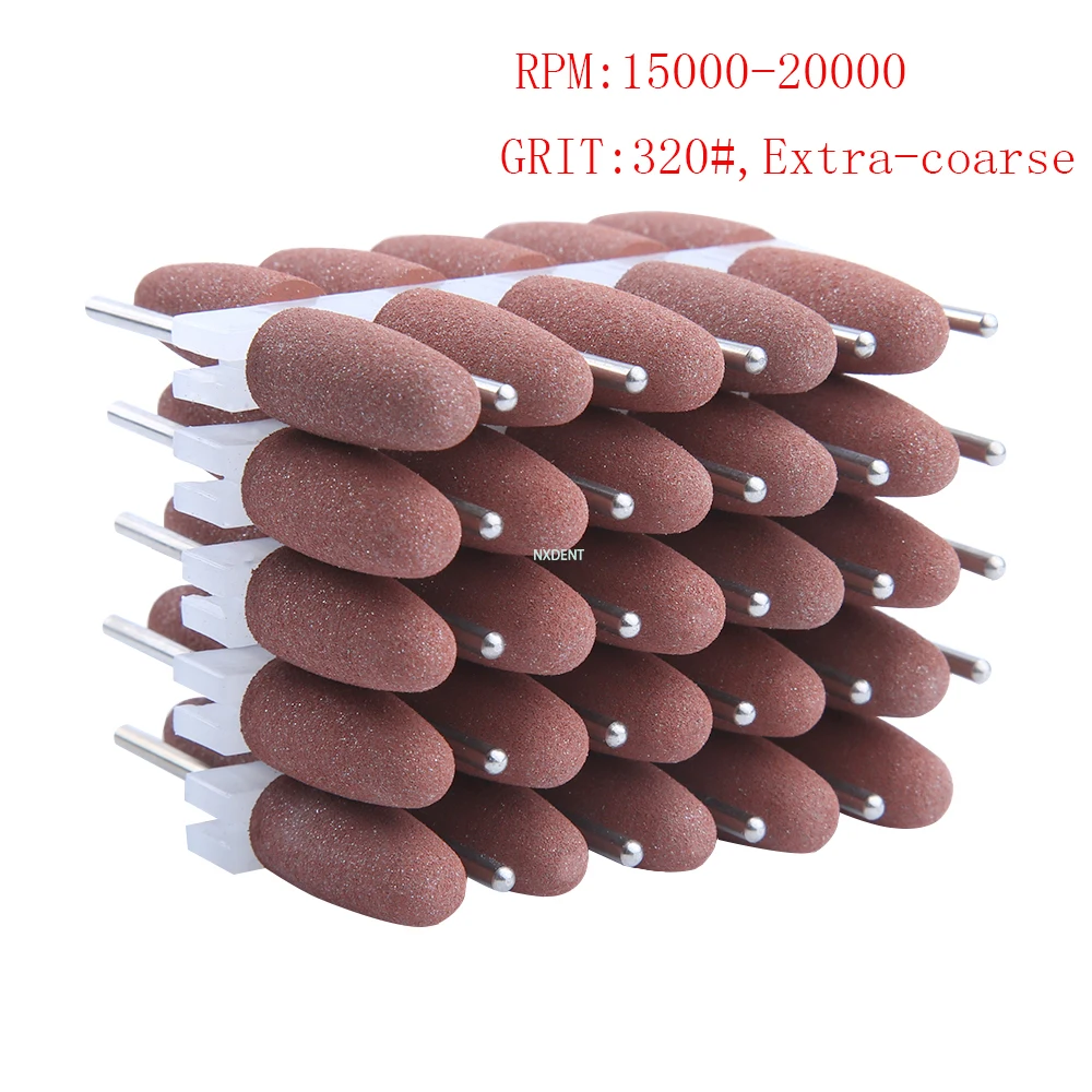 10pcs 2.35mm Silicone Rubber Polishers Dental burs Grinders Nail Drill Bits for Electric Manicure and Oral Polishing | Красота и