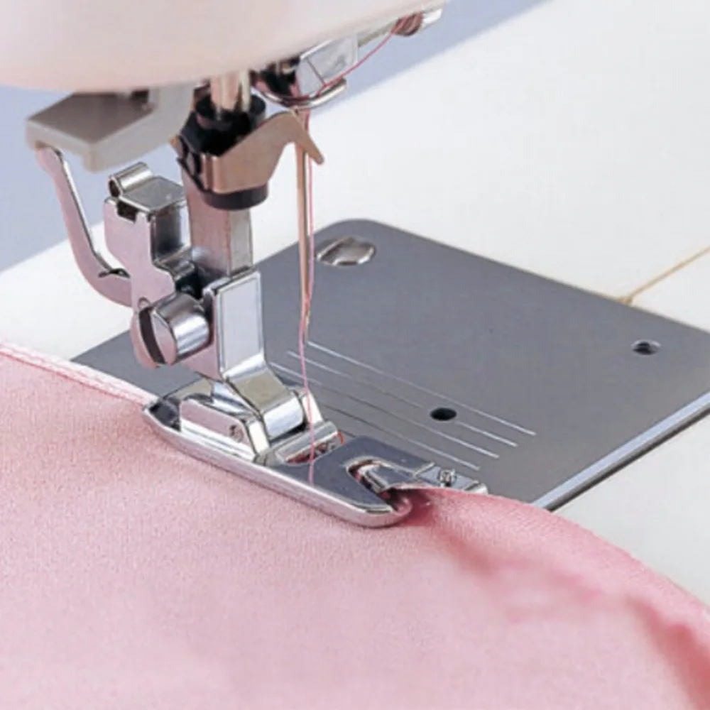 

1Pcs Rolled Hem Curling Presser Foot For Sewing Machine Singer Janome Sewing Accessories