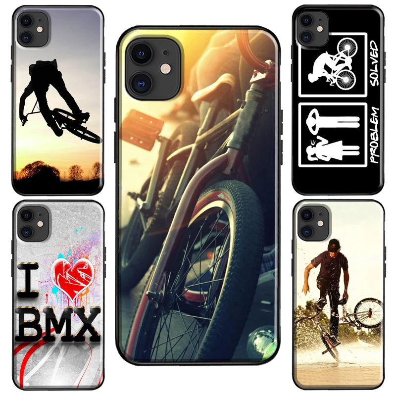 Love BMX Bike Sports Case For iPhone 7 8 Plus SE 2020 X XR XS Max Cover For iPhone 13 12 mini 11 14 Pro Max Coque