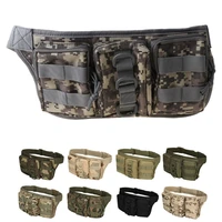 men outdoor utility tactical zipper waist pack pouch military camping hiking bag belt bags oxford fabric travel tool waist bag