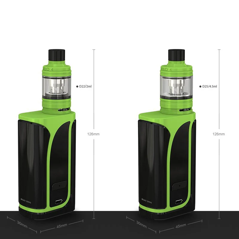 Оригинальная электронная сигарета Eleaf iKuu i200 с емкостью MELO 4 D22 5 мл аккумулятор 4600