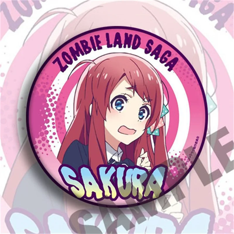 Японское аниме зомби Земля Сага ZOMBIELAND минимото Сакура косплей Бридж