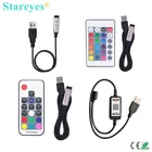 Цельнокроеное платье DC5V USB светодиодный RGB Управление; Ipad Mini 3 клавиши Диммер ИК 24 клавиши RF 17 клавиш Bluetooth Беспроводной дистанционного Управление для RGB светодиодный полосы
