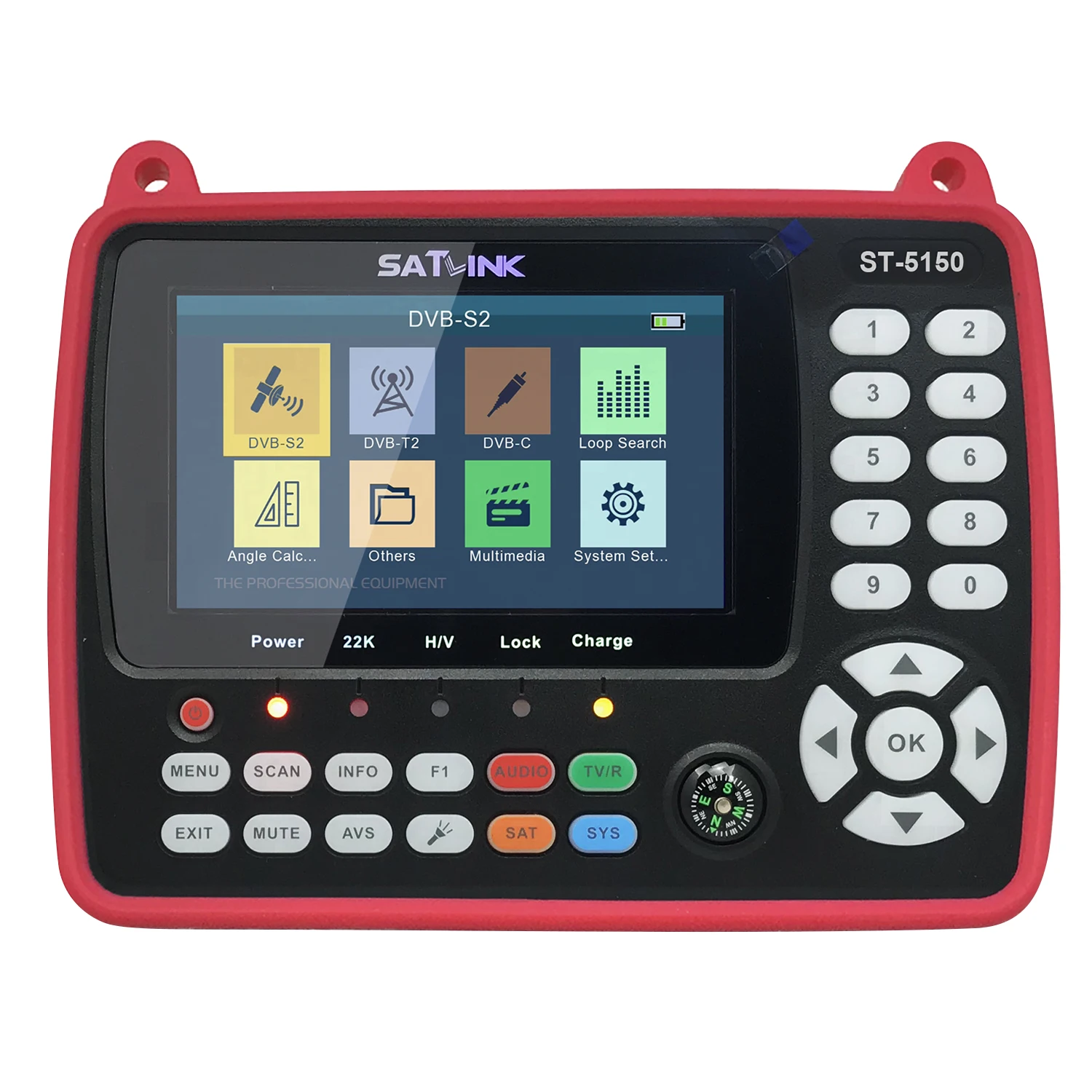 4 3 дюймов ручной ST 5150 DVB S2/T2/C COMBO HD спутниковый Finder спутникового ТВ сигнала на