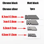 1 шт., 3d-наклейка на заднюю дверь автомобиля