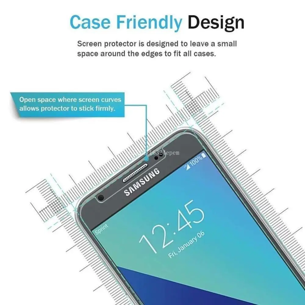 2 шт. Защитное стекло для экрана Samsung Galaxy Series J8 J7 J6 J5 J4 J3 J2 Pro 2017/2018|Защитные стёкла и