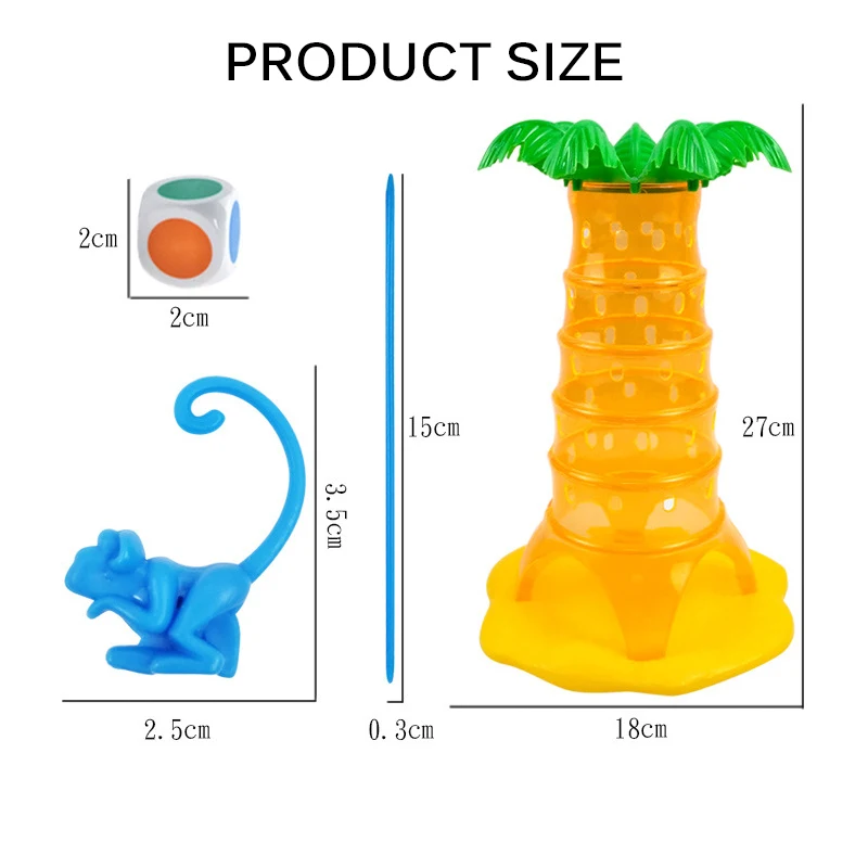 

Monkey Climbing Tree Toy Family Board Game Desktop Interactive Game Toy Multiplayer Tabletop Game Educational Toys Kids Gift