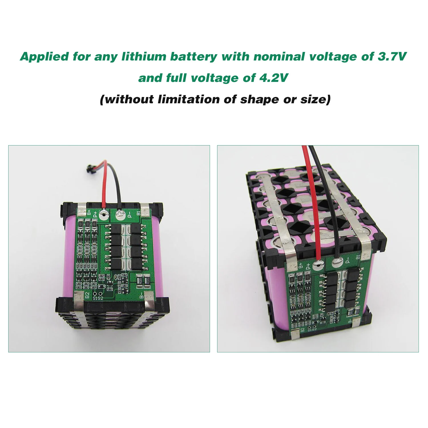 

4 Series Li-ion Lithium Battery Protection Board 40A Polymer Lithium PCB Cell Protection Board with Balance/Enhance Edition