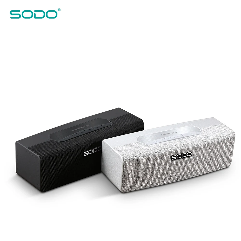 SODO подлинный беспроводной Bluetooth динамик Портативный беспроводной стерео звуковой ящик с басами для телефона MP3/4 музыкальный плеер