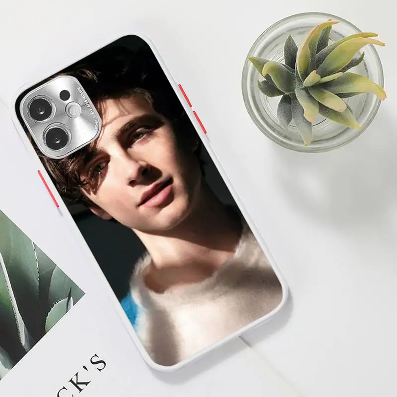 

Timothee Chalamet Phone Case Clear matte transparent For white iPhone 7 8 x xs xr 11 12 pro plus max mini Funda