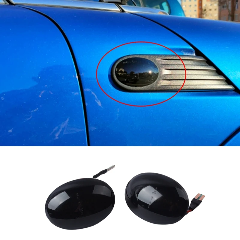 

Car LED Dynamic Side Marker Light Turn Signal Blinker for-BMW Mini Cooper R55 R56 R57 R58 R59 2007-2013