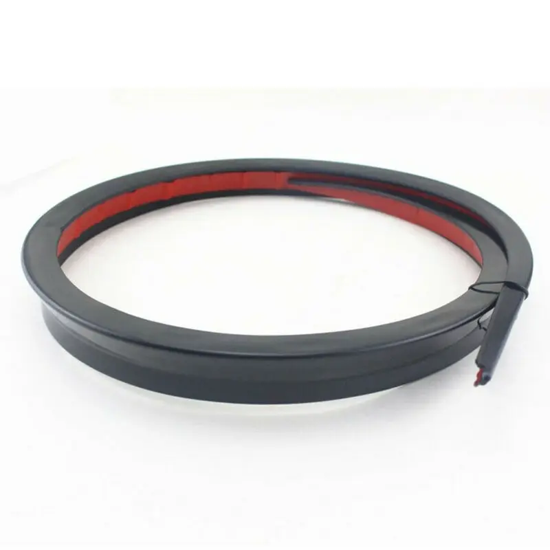 

1*Car Spoiler 1.2M Universal Black Rear Roof Trunk Spoiler Wing Lip Trim Sticker Car Flexible Hatch Gate Roo FUniversal
