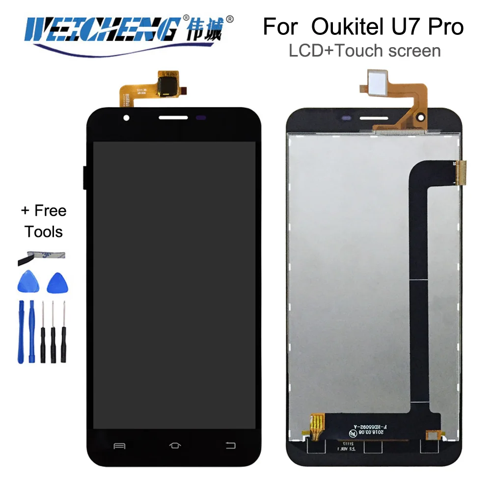 WEICHENG для Oukitel U7 Pro ЖК дисплей и сенсорный экран 5 ''Аксессуары мобильных