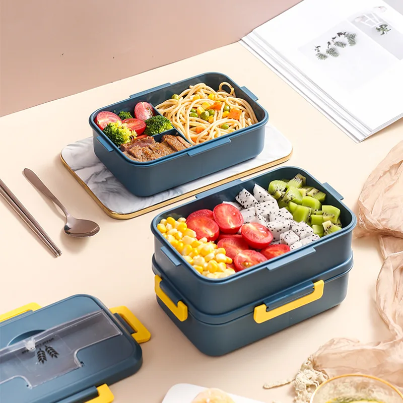 

Japanese Kids Lunch Boxes Office Workers Students Special Microwave Heating Divided Japanese Insulated Portable Movable Storage