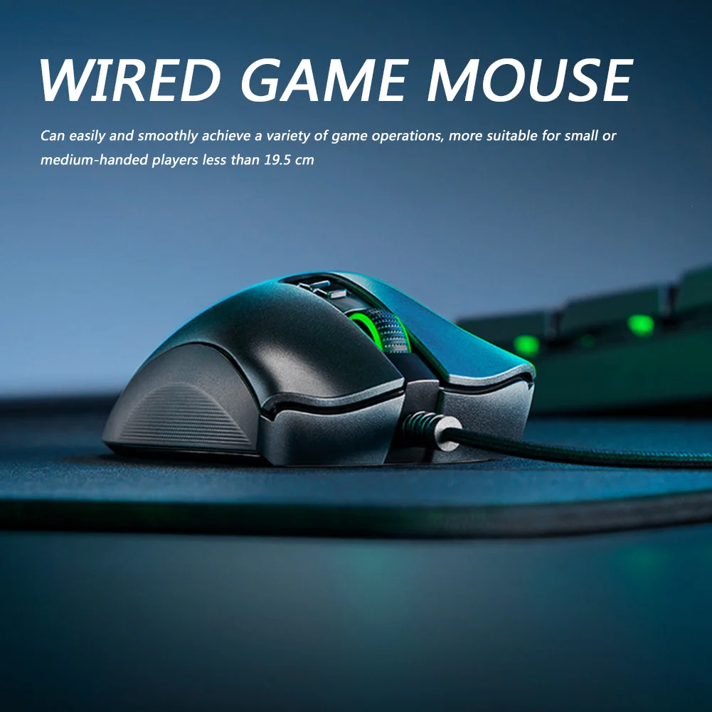 Мышь Проводная DeathAdder V2 7 кнопок 8500 точек/дюйм | Компьютеры и офис