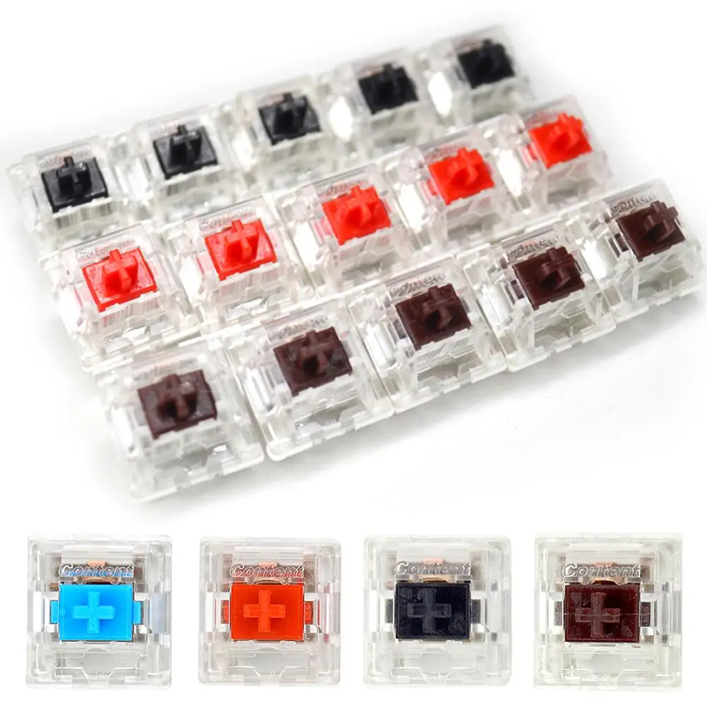 

16 шт./компл. Бесшумная механическая клавиатура, запасные части, 3-контактная Кнопка MX, клавиатура, осевая кнопка, клавиатура, металлический п...