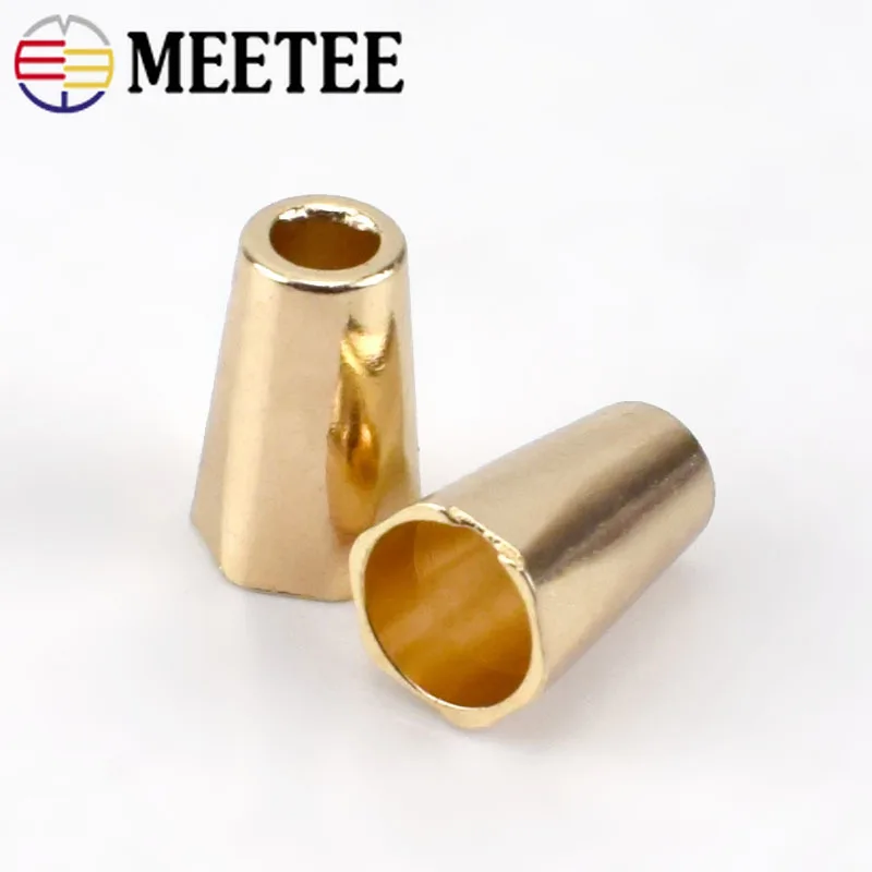 Металлическая шляпа с пряжкой Meetee 50 шт. веревка украшение для куртки застежка
