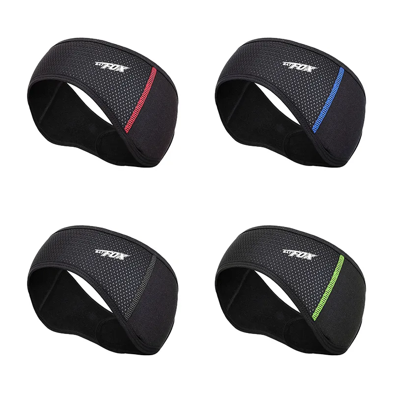 BATFOX Мужская и Женская флисовая велосипедная повязка на голову наушники для бега