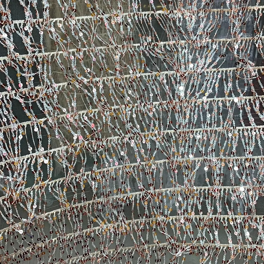 Точечная сетчатая ткань с блестками оптовая продажа наружная торговля тяжелая