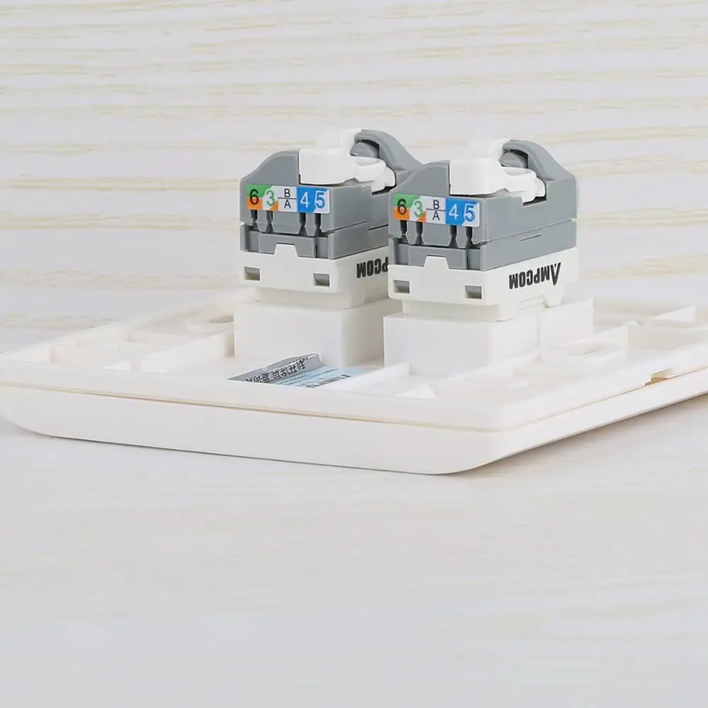 AMPCOM 10 Pack CAT5e RJ45 инструмент без ключа пробойника требуемый Модуль UTP разъем
