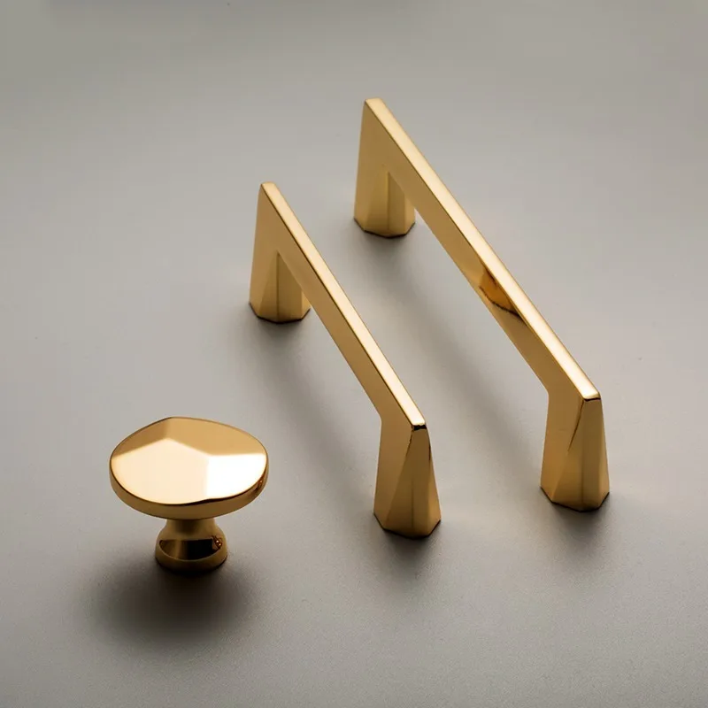 

Yellow bronze/zinc alloy handles and knob Wardrobe gold Door Handles Drawer Knobs Cupboard Door Handles Pulls Furniture Handle