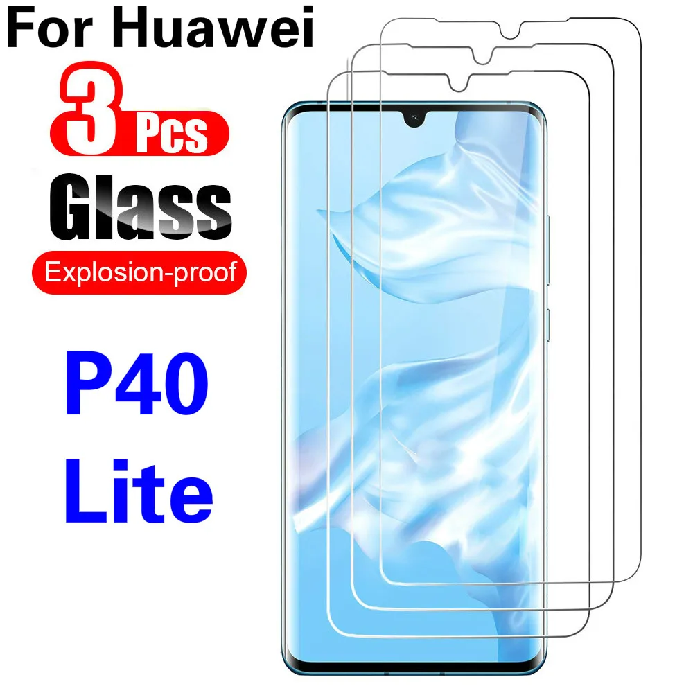1 3 шт. Защитное стекло для Huawei P30 P20 P40 lite PSmart защита экрана закаленное Mate 20 P Smart 2020