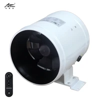 remote control 6inch silent ventilation exhaust fan air ventilator pipe duct fan extractor for garden kitchen toilet