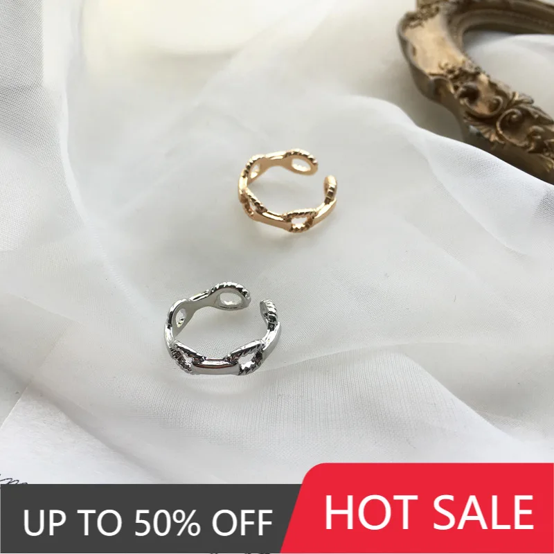 

Новинка 2021, модное женское кольцо с пряжкой с вырезом для женщин, элегантность, простота, изысканное женское Открытое кольцо, ювелирные изде...