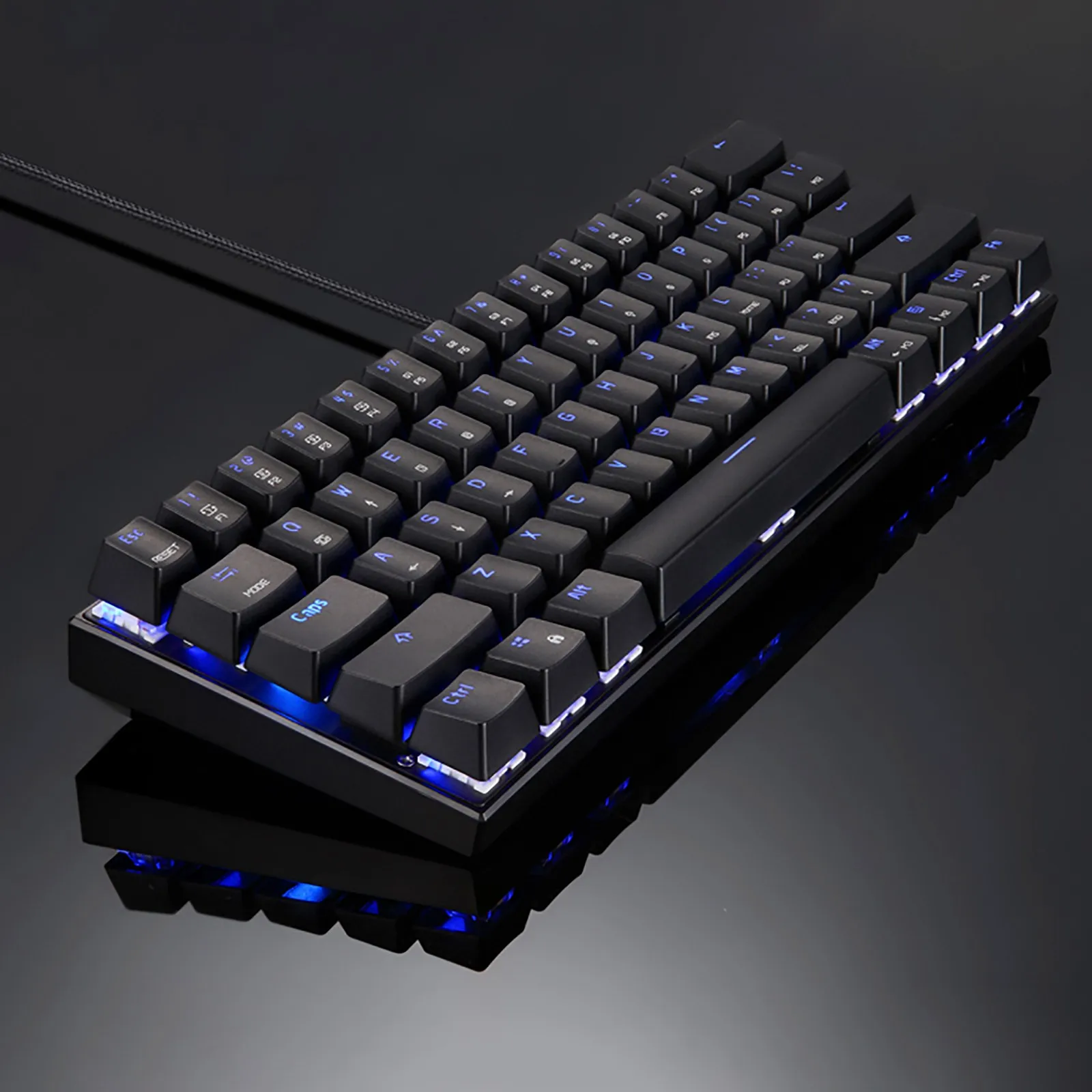 

CK62 Bluetooth Wireless Dual Mode61 Keys RGB LED Backlight Mechanical Keyboard Gaming Keyboards for Tablet Desktop Mechanical