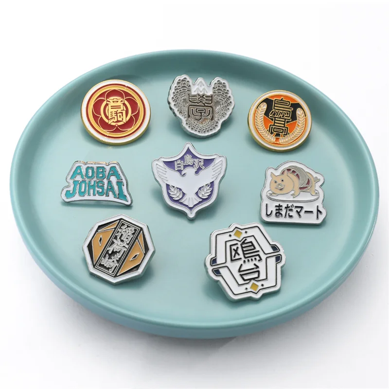 Аниме Haikyuu! Брошь в форме волейбола для мальчика старшей школы | Украшения и