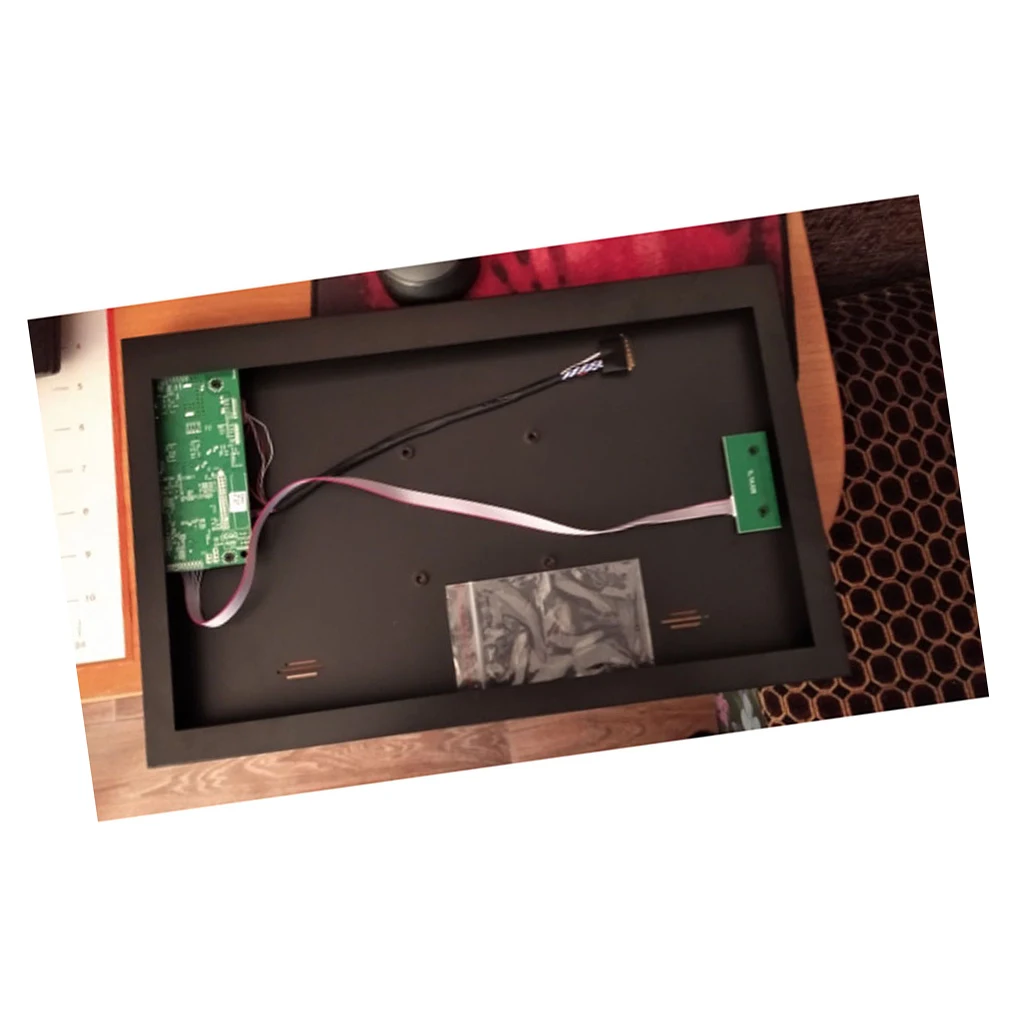 

kit for B156XW02 15.6" 58C Controller board + Metal alloy back cover case box VGA LED LCD 1366x768 panel DIY HDMI-compatible