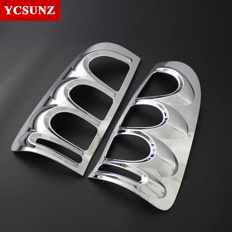 ABS Хром задние фонари крышка полоски Накладка для Toyota Hilux Vigo 2005 2006 2007 2008 2009 2010 |
