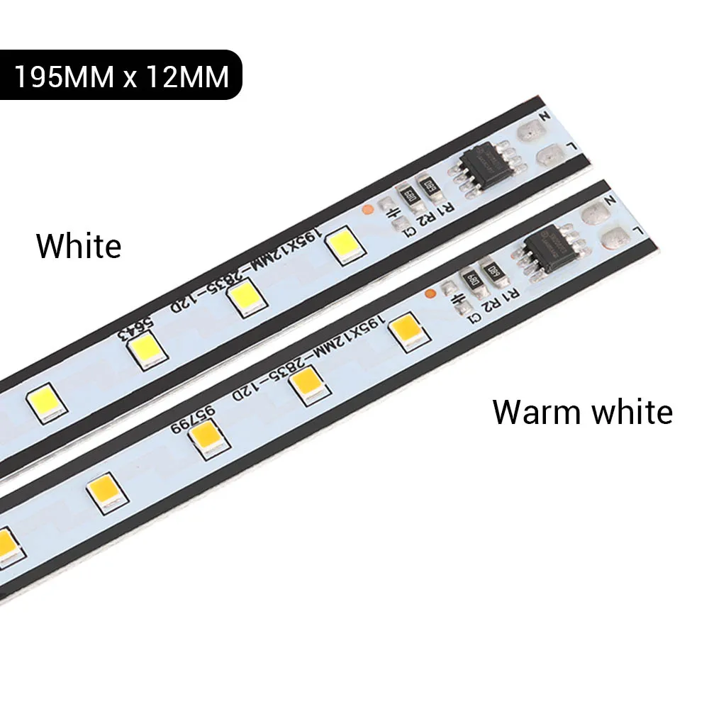 Жесткая светодиодная ленсветильник 220 В переменного тока 2835SMD 195 мм 290 390