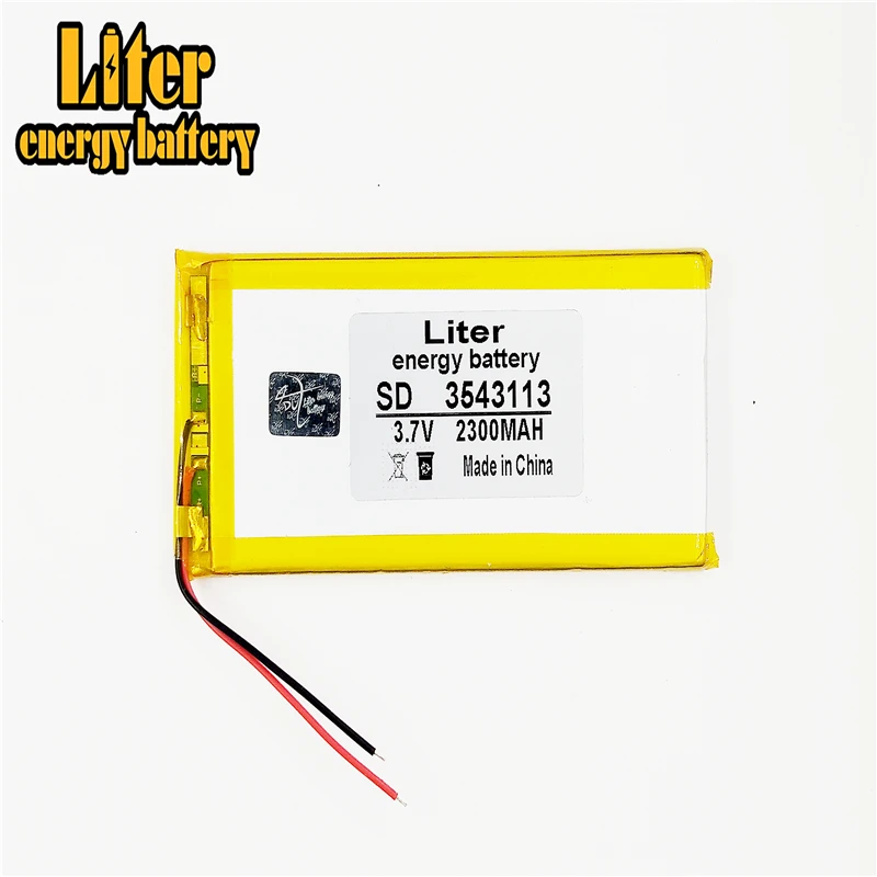 3543113 3 7 V 2300mah литий полимерный аккумулятор планшета с защитной доской для PDA