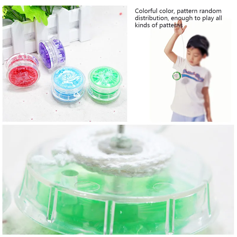 1 шт. волшебный шар йо игрушки для детей красочный пластиковый легко носить с