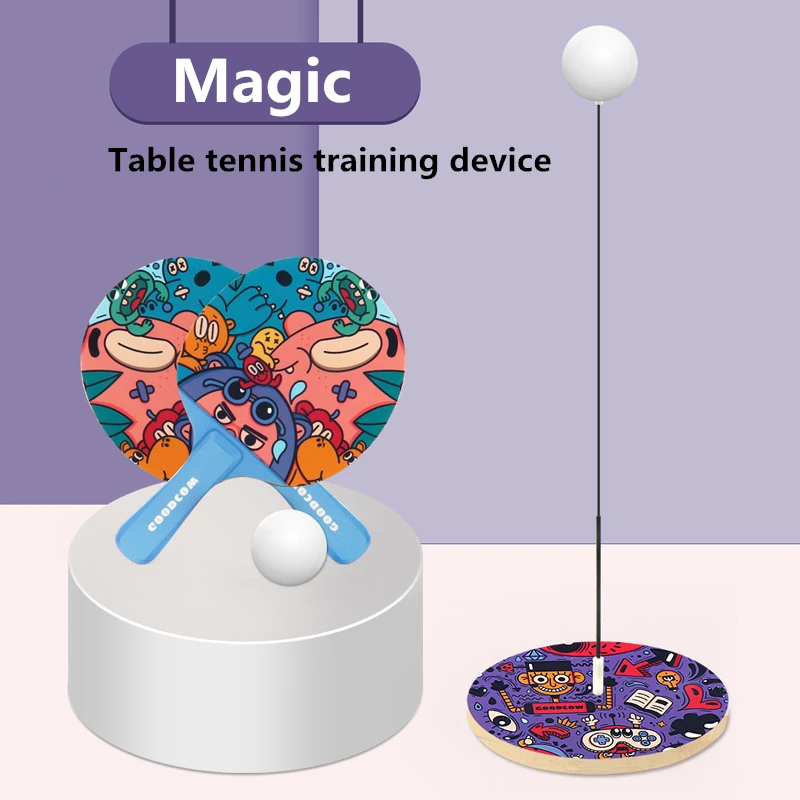 

Мячи для настольного тенниса, инструмент для тренировки, эластичный мягкий вал, спортивный набор, аксессуары для упражнений в помещении и н...