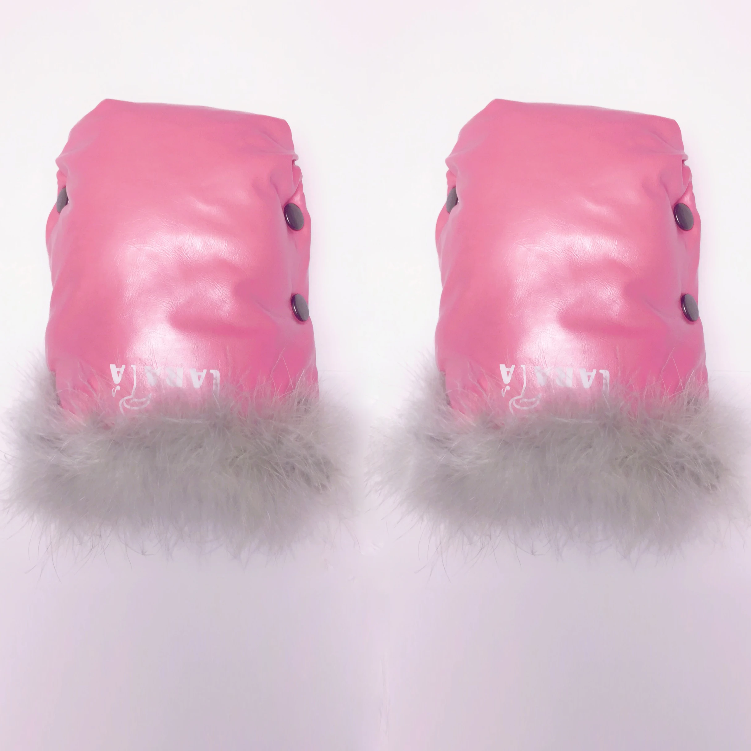 Защитные перчатки для детской коляски из натурального меха | Мать и ребенок