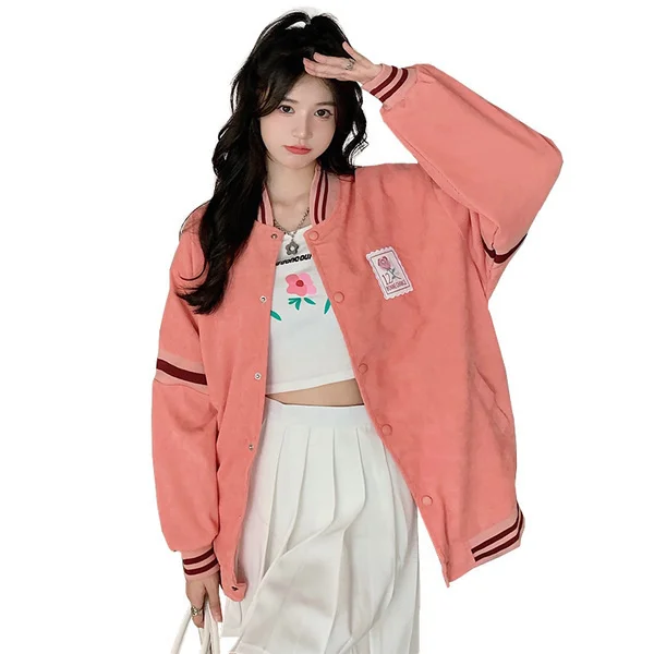 

Real Shot 2021 Baseball Top All-Match Loose Jacket