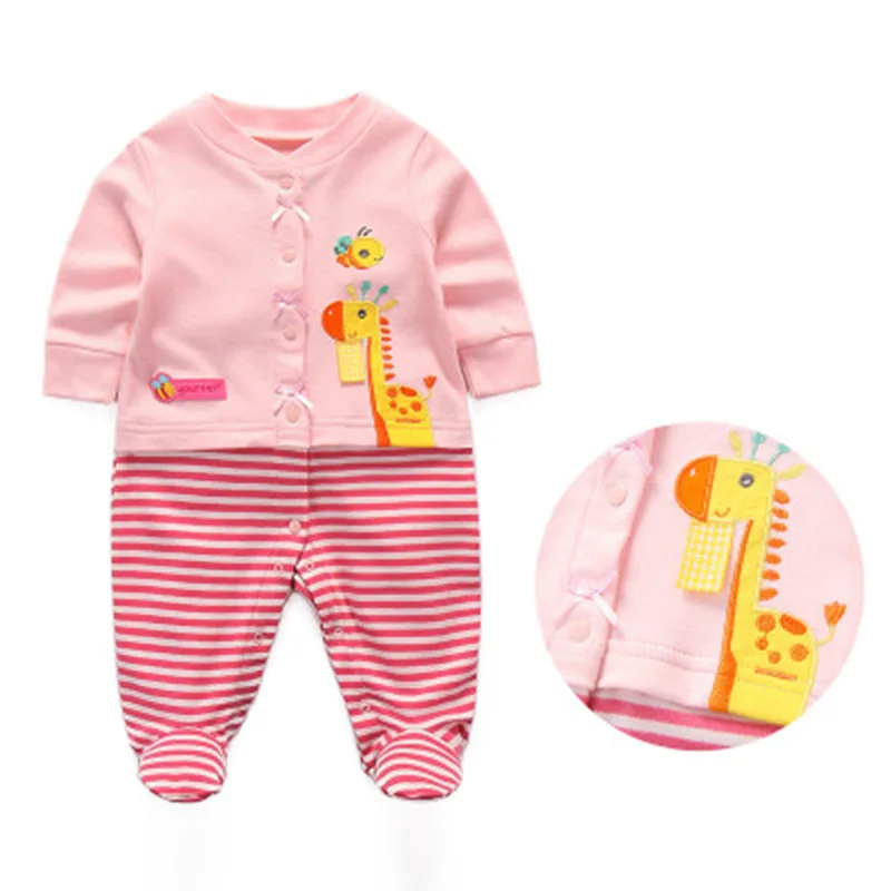 Одежда для новорожденных Зимние Комбинезоны детей осенняя одежда маленьких