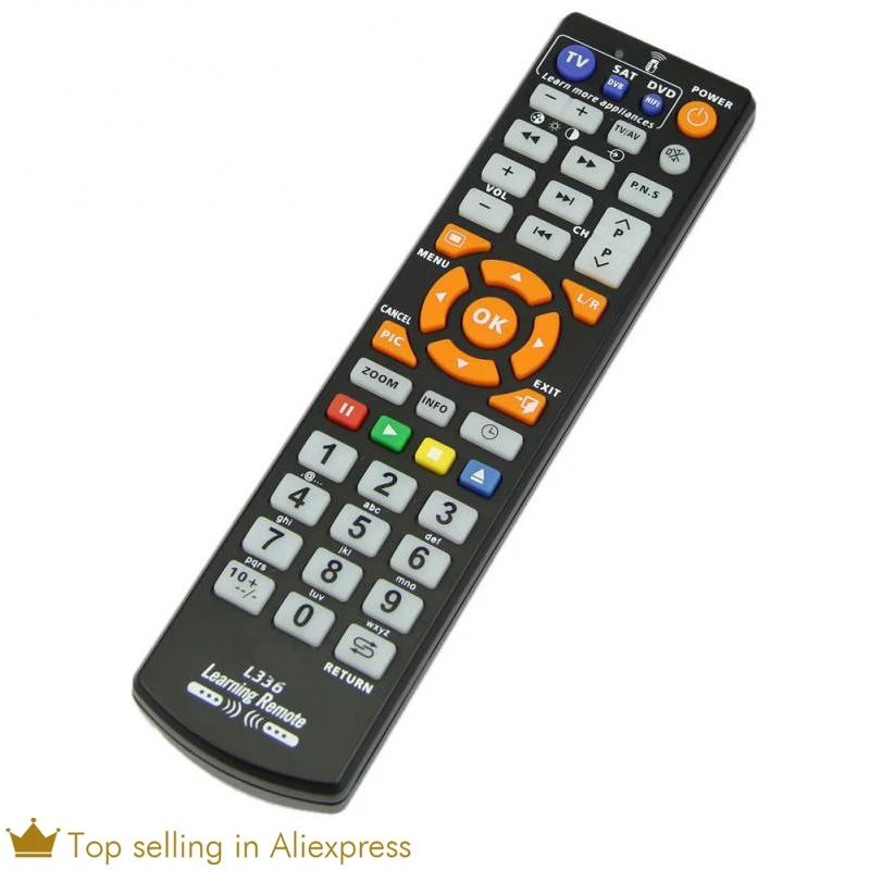 

Brand New High Quality Universal Smart L336 Remote Control Controller IR Remote Control With Learning Function For TV CBL DVD