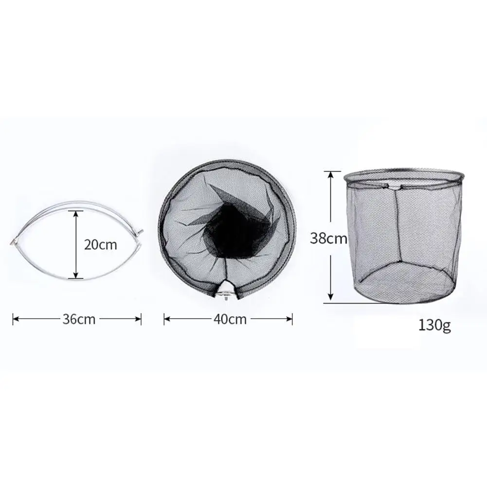 

Fishing Net Extendable Positioning Stainless Steel Fishing Net Foldable Dip Net Fishing Hand Net Pocket Fishing Gear Accessories