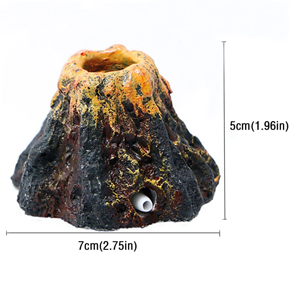 

Aquarium Volcano Shape Air Bubble Stone Oxygen Pump Bubble Fish Tank Decoration Oxygen Pump Aquarium Landscape Decorations