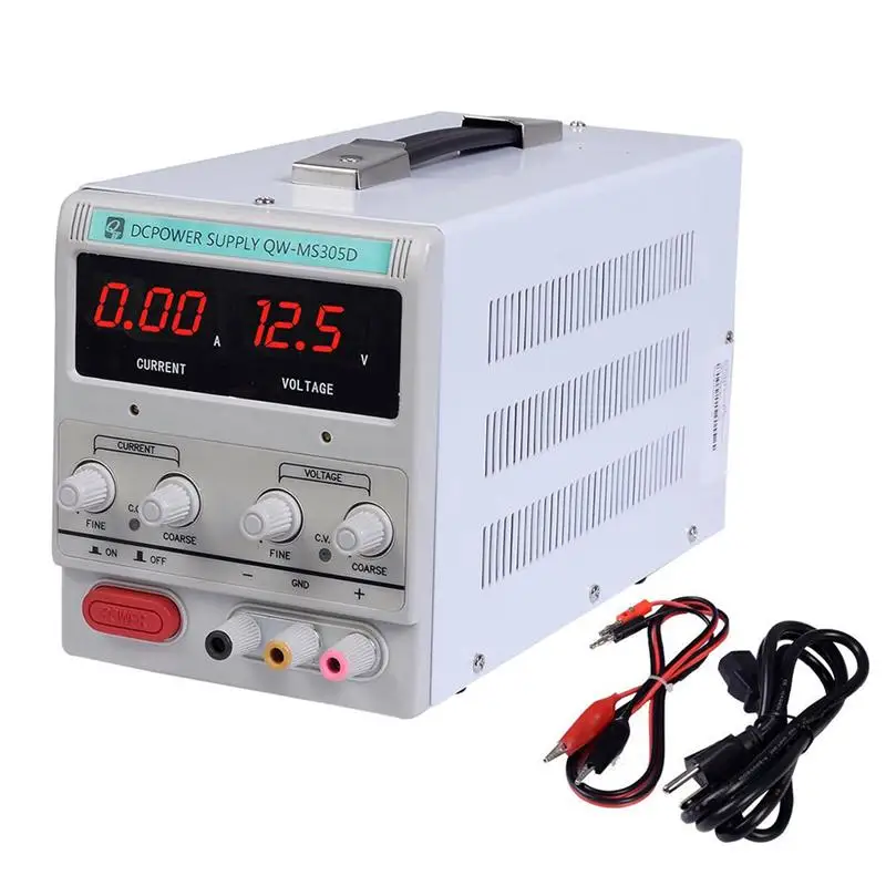

Adjustable DC 0-30V 0-5A Power Supply Precision Variable Digital