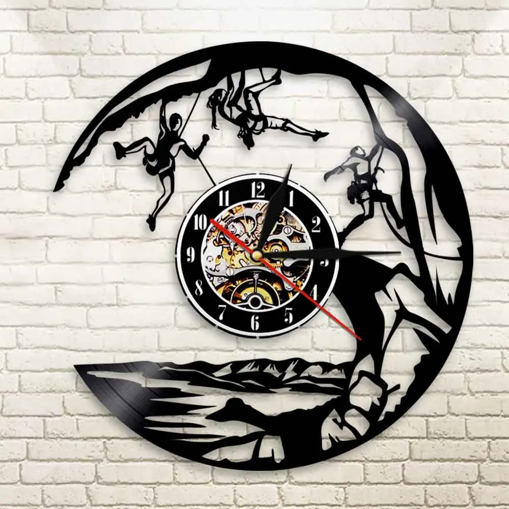 Экстремальные Приключения качалка Альпинизм настенные часы Восхождение на эту