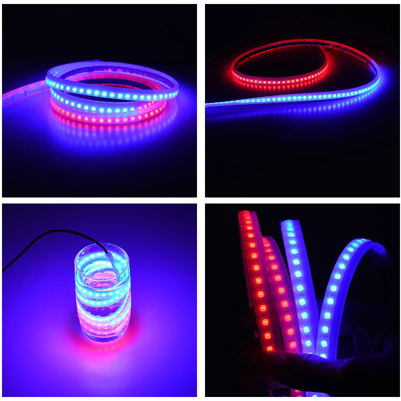 

LED Car Door Trunk Dashboard Atmospere Lamp Strip 120cm 12v Waterproof Multifunction Interior Decorative Signal Warning Light