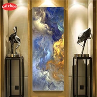 diamond painting abstract art colorful clouds full drill square diy diamond embroidery cross stitch mosaic round home decor