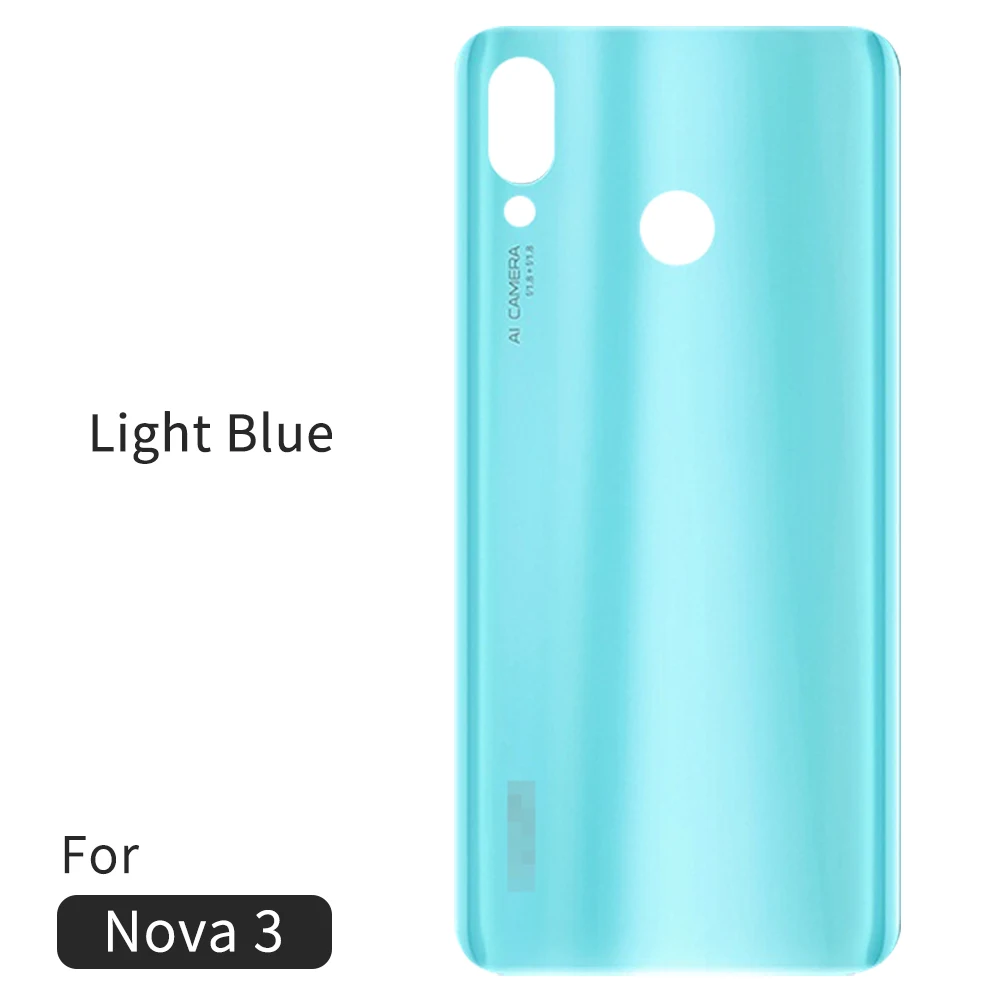 100% новый чехол для аккумулятора Huawei Nova3 задняя крышка Nova3e Nova3i запасные части +